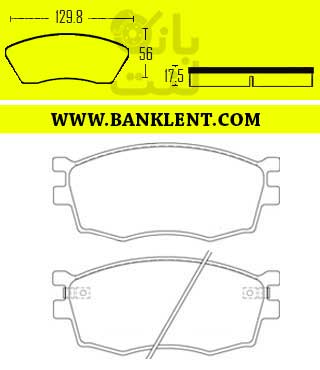 لنت ترمز جلو هیوندای I20  اسیمکو ASIMCO