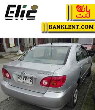 لنت ترمز عقب تویوتا کرولا اتاق 2008 الیک پلاس +ELIC