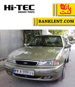 لنت ترمز جلو دوو سیلو ترمز تقویت نوع A های تک HI-TEC