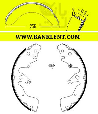 لنت ترمز عقب ویتارا 2010 کفشکی الیگ ELIG
