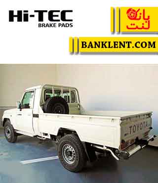 لنت ترمز عقب تویوتا لندکروز 4.5 F های تک HI-TEC