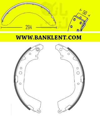 لنت ترمز عقب آمیکو آسنا کفشکی ام اچ کو MHCO