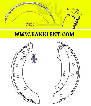 لنت ترمز عقب رانا کفشکی مکس کیو MAX-Q