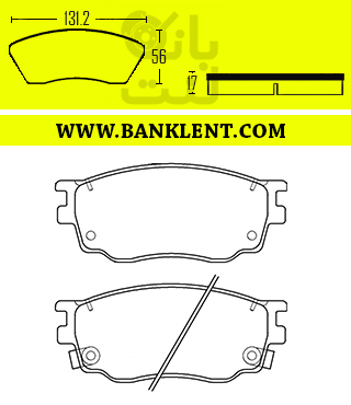 لنت ترمز جلو شاهین جونیوس JUNIUS