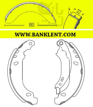لنت ترمز عقب 206 صندوقدار V20 استیدی STEADY
