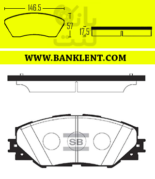 لنت ترمز جلو تویوتا راو4 اتاق 2017 نوع A های کیو HI-Q