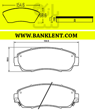 لنت ترمز جلو فونیکس تیگو8 پرو E پلاس لئون LEON