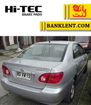 لنت ترمز عقب تویوتا کرولا اتاق 2008 های تک HI-TEC