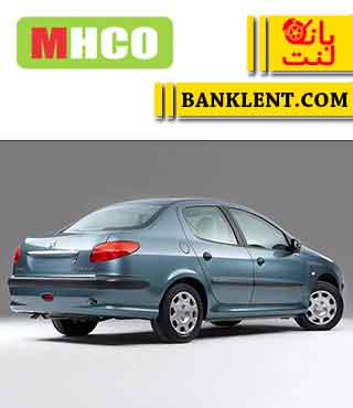 لنت ترمز عقب 206 صندوقدارنوع A ام اچ کو MHCO