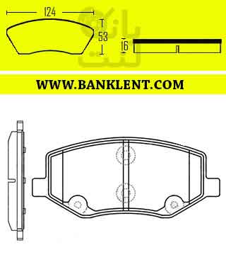 لنت ترمز جلو جک J4 دنده اتومات جونیوس JUNIUS