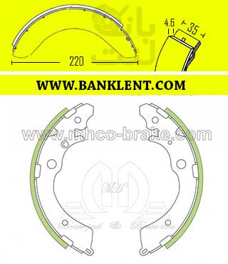 لنت ترمز عقب هندا آکورد اتاق قدیم ام اچ کو MHCO