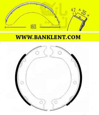 لنت ترمز دستی نیسان زامیاد کفشکی سوپرلنت SUPERLENT