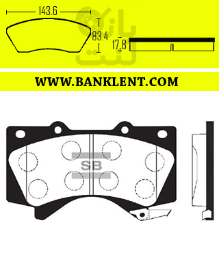 لنت ترمز جلو لکسوس LX570 های کیو